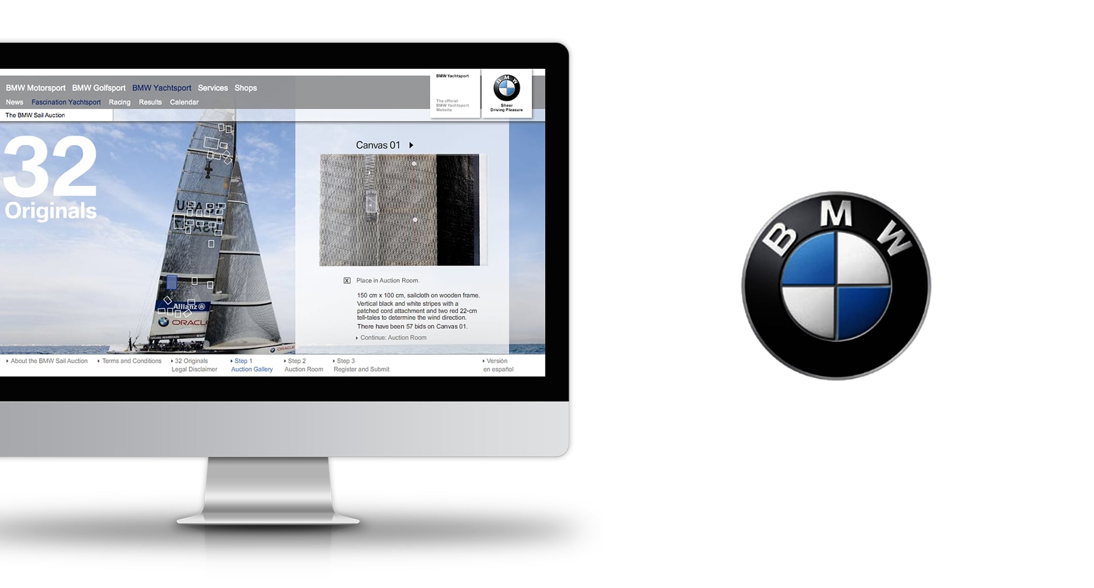BMW Auktion Webseite