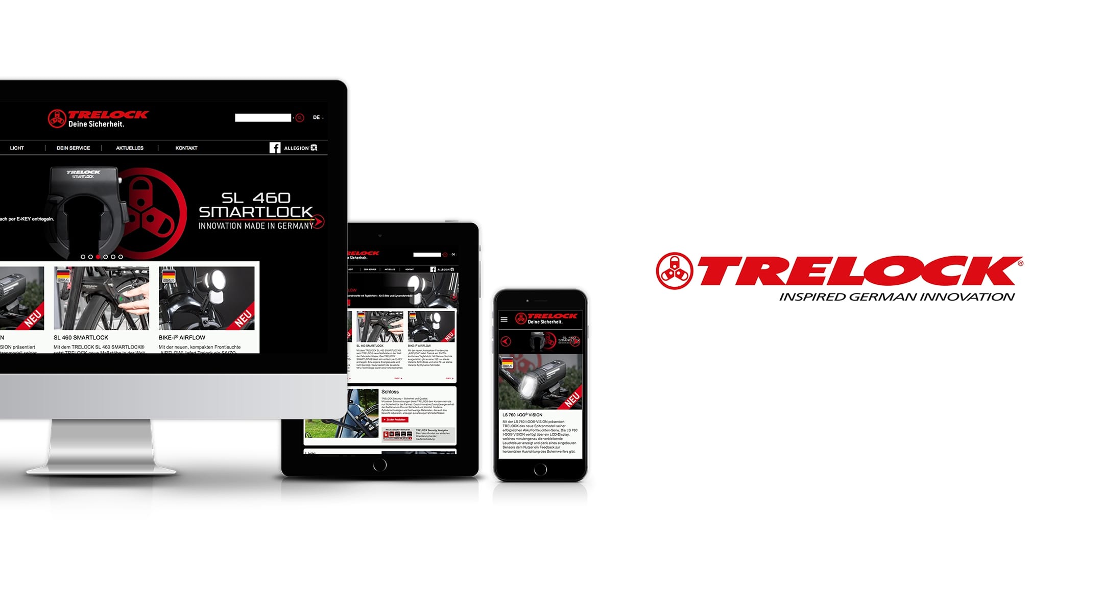 Trelock Webseite